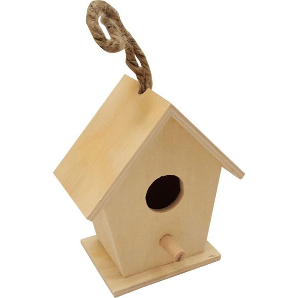 Decorate La Vostra Casetta Per Uccelli In Legno-image