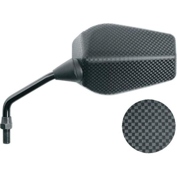 Specchio Retrovisore Vicma Sinistro Tipo F1 Angolare, Carbon Look M10/1,25 (Pezzi)-image