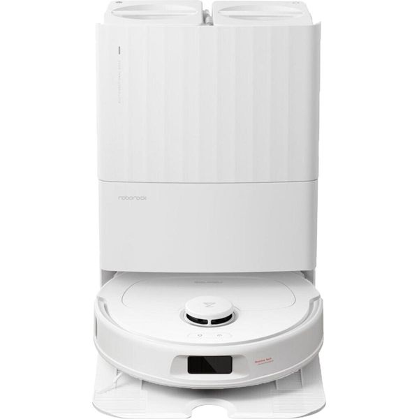 Roborock Qrevo Plus Bianco Robot Aspirapolvere Con Funzione Mopping + Stazione Di Aspirazione, Controllo Tramite App-image