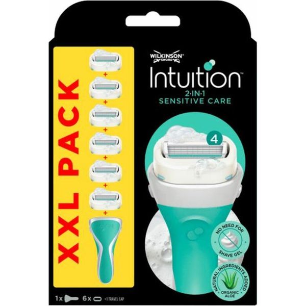 Wilkinson Sword - Lame Di Ricambio - Intuition Sensitive Care 2-In-1 Xxl - 6 Lame - 1 Pezzo-image