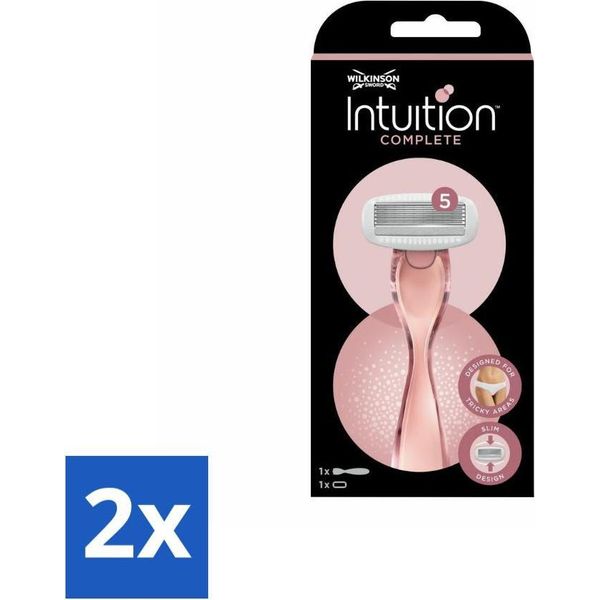 Rasoio Wilkinson Sword - Intuition Complete - Efficiente - 1 Rasoio - Confezione Risparmio - 2 Pezzi-image