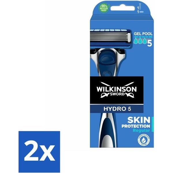 Wilkinson - Lame Di Ricarica - Rasoio Hydro 5 Skin Protection Regular - Comfort - 1 Lama - Confezione Risparmio - 2 Pezzi-image