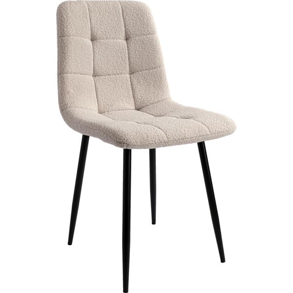 Sedia Boucle Denver Teddy Beige Stuhl-image