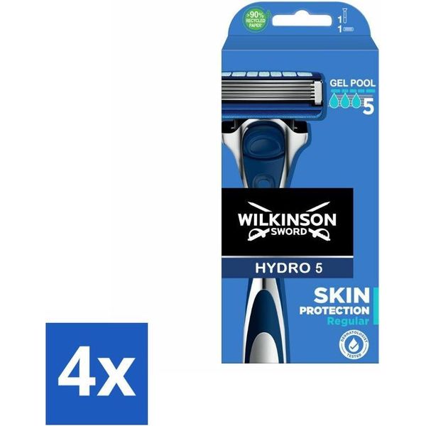 Wilkinson - Lame Di Ricarica - Rasoio Hydro 5 Skin Protection Regular - Comfort - 1 Lama - Confezione Risparmio - 4 Pezzi-image