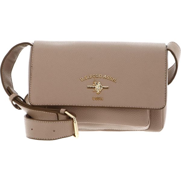 U.S. Polo Assn. Borsa A Tracolla Stanford Flap Bag Irish Cream Beige-image