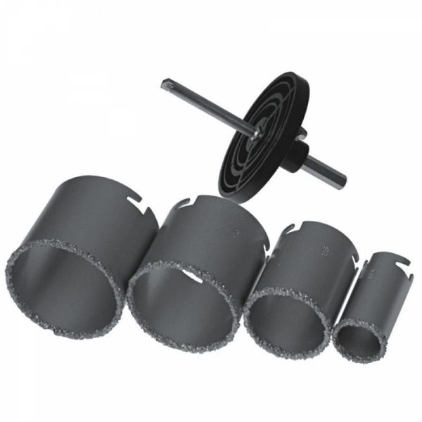Dedra Ded1518 Set Di Frese E Punzoni Con Punta In Tungsteno 33, 53, 67, 73 Mm-image