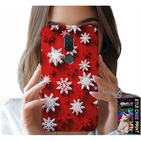 Custodia Per Huawei Mate 10 Lite - Fiocchi Di Neve, Neve, Stelle, Vacanze-image