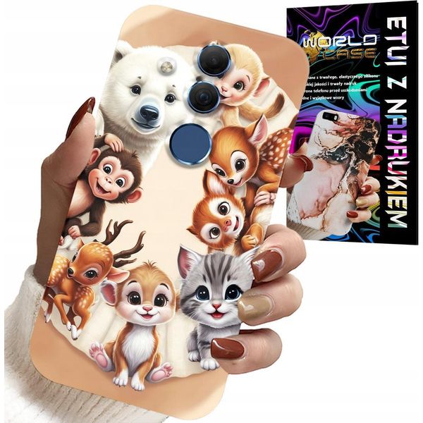 Custodia Per Huawei Mate 20 Lite - Custodia Per Bambini Con Animali Nella Foresta-image