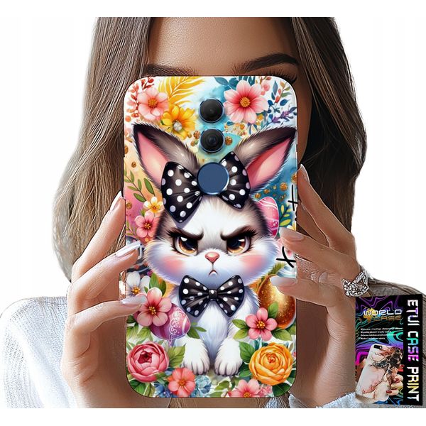 Custodia Per Huawei Mate 20 Lite - Coniglio Pasquale, Coniglietto, Uova + Vetro-image