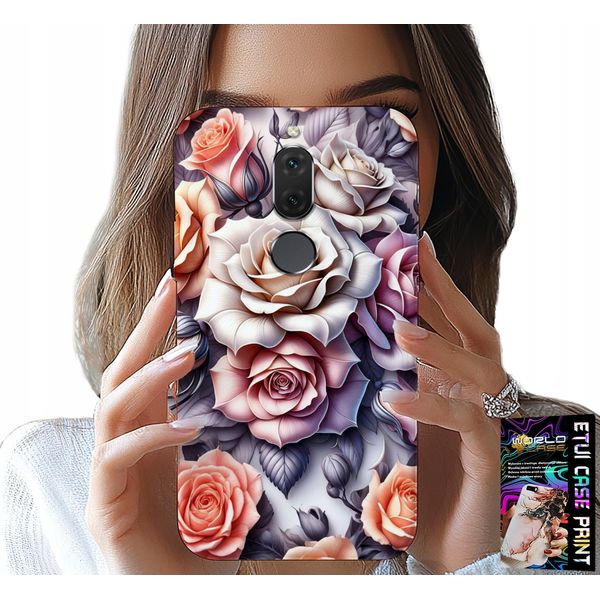Custodia Per Huawei Mate 10 Lite - Design Floreale Rosa Fiori Custodia-image