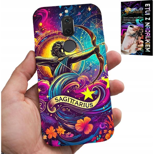 Custodia Per Huawei Mate 10 Lite - Segno Zodiacale, Dorso Astronomico Sagittario-image