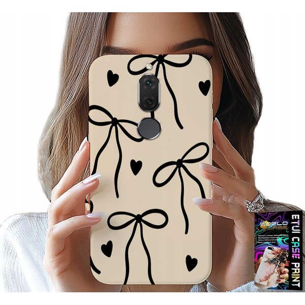 Custodia Per Huawei Mate 10 Lite - Fiocco Beige Design Alla Moda-image