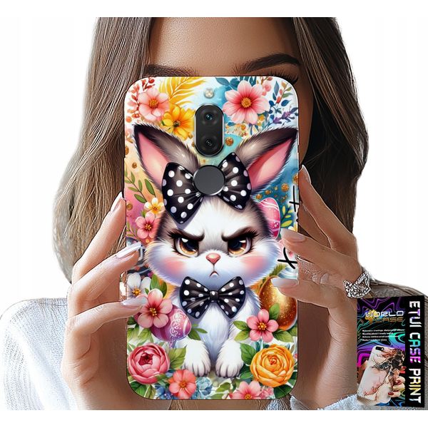 Custodia Per Huawei Mate 10 Lite - Coniglio Pasquale, Coniglietto, Uova + Vetro-image