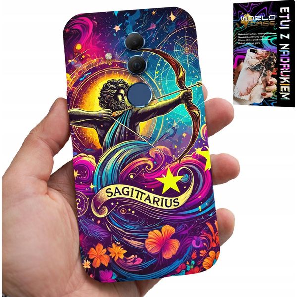 Custodia Per Huawei Mate 20 Lite - Segno Zodiacale, Dorso Astronomico Sagittario-image