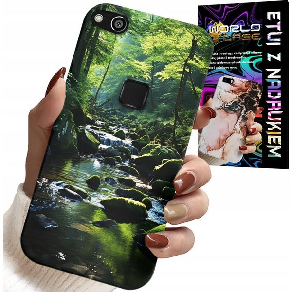 Custodia Per Huawei P9 Lite 2016 - Foresta Fiume Torrente Natura Vista-image