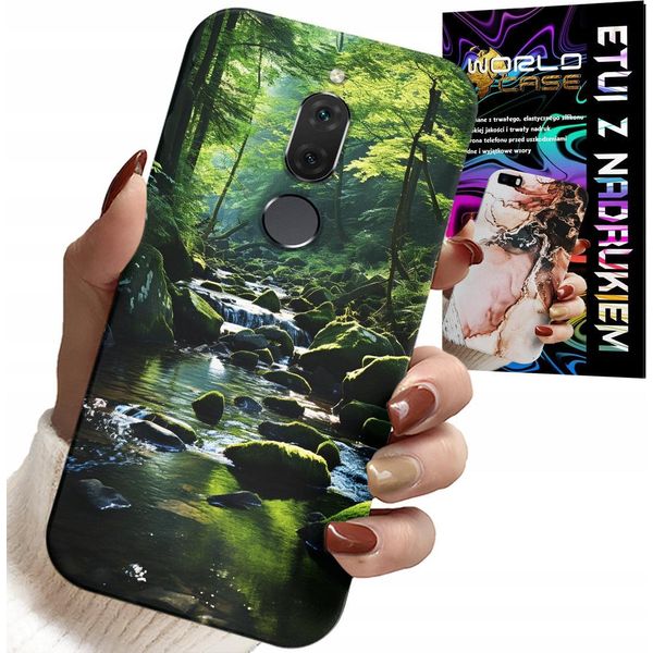 Custodia Per Huawei Mate 10 Lite - Foresta Fiume Ruscello Vista Natura-image