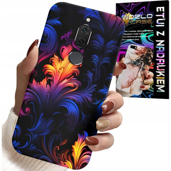 Custodia Per Huawei Mate 10 Lite - Motivi Astratti Colorati + Pellicola-image