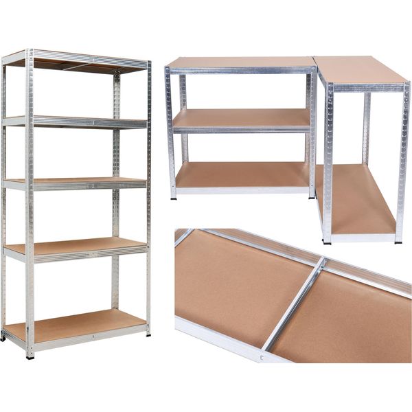 Scaffale Di Stoccaggio Conor 875 Kg 180 X 90 X 30 Cm-image