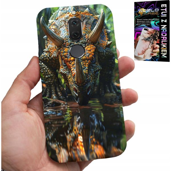Custodia Per Huawei Mate 10 Lite - Custodia Dino Dinosauro Triceratopo-image