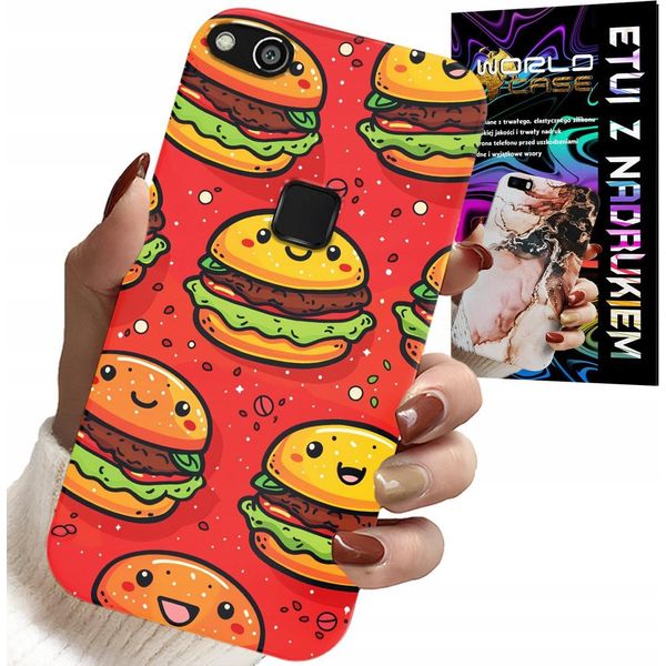 Custodia Per Huawei P9 Lite 2016 - Cover Dolce Hamburger Sorridente-image