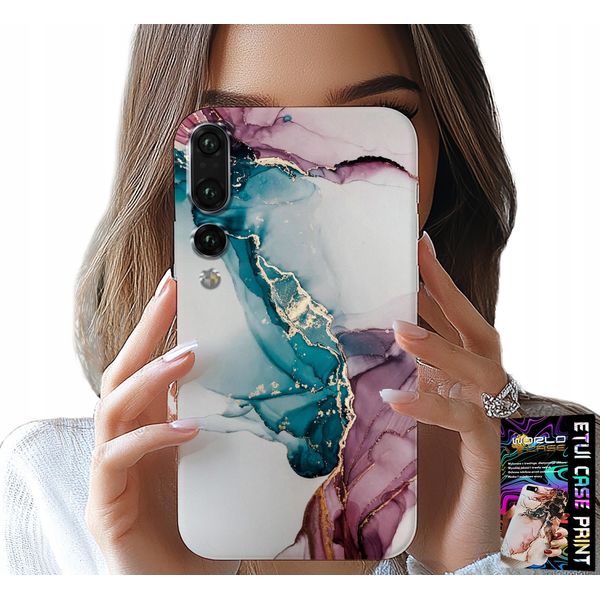 Custodia Per Huawei P20 Plus - Elegante Custodia Da Donna In Marmo Alla Moda-image