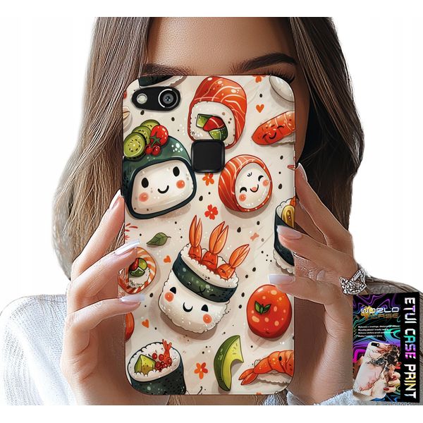 Custodia Per Huawei P10 Lite - Custodia Per Sushi Dolce E Sorridente-image