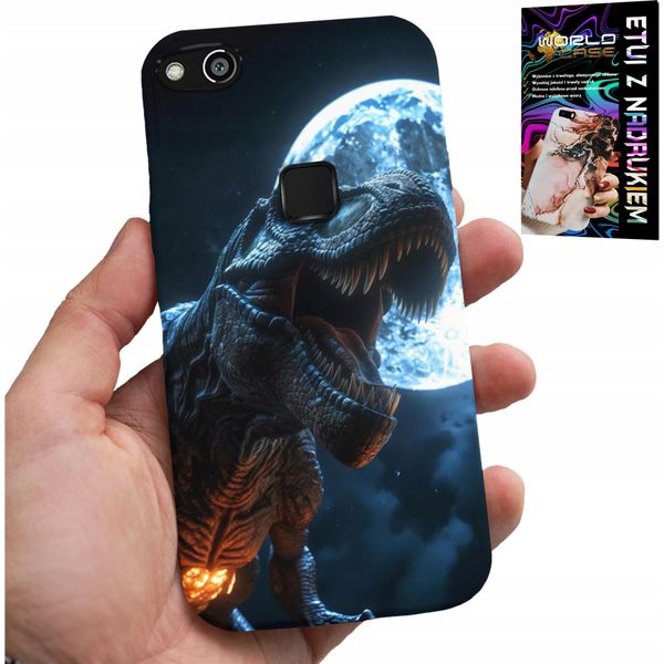 Custodia Per Huawei P10 Lite - Dino Dinosauro Tirannosauro Cover Case-image