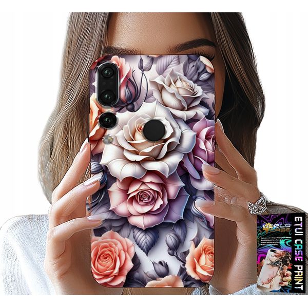 Custodia Per Huawei P20 Pro - Motivi Floreali Rosa Fiori Custodia-image
