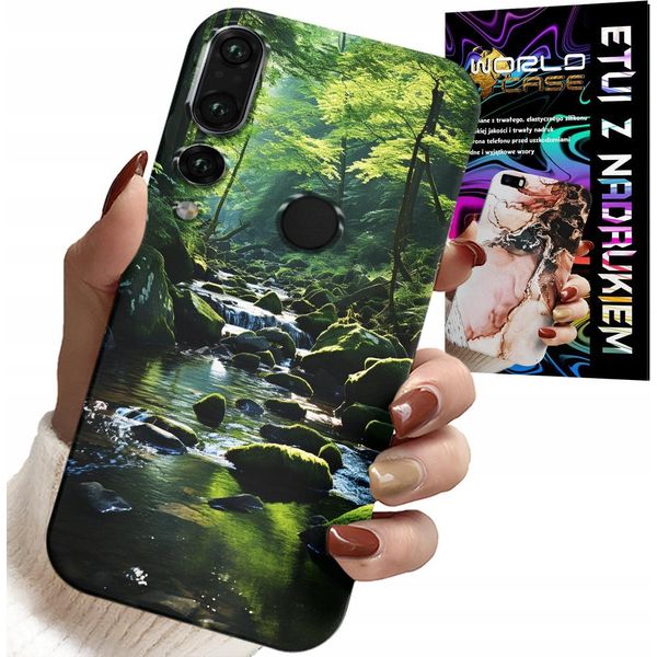 Custodia Per Huawei P20 Pro - Foresta Fiume Ruscello Vista Natura-image
