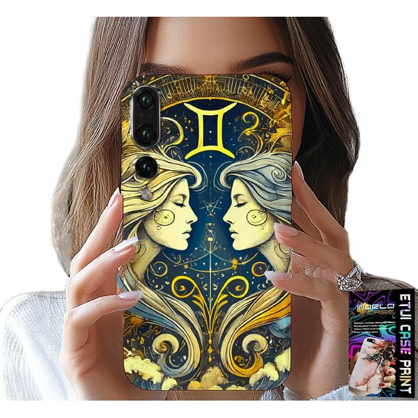 Custodia Per Huawei P20 Plus - Segno Zodiacale, Custodia Astronomia Gemelli-image