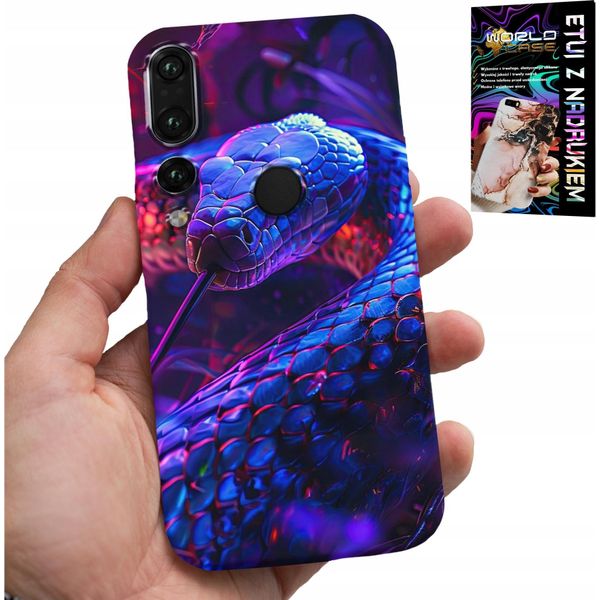 Custodia Per Huawei P20 Pro - Serpente Cobra Serpente A Sonagli Custodia Rettile + Pellicola-image