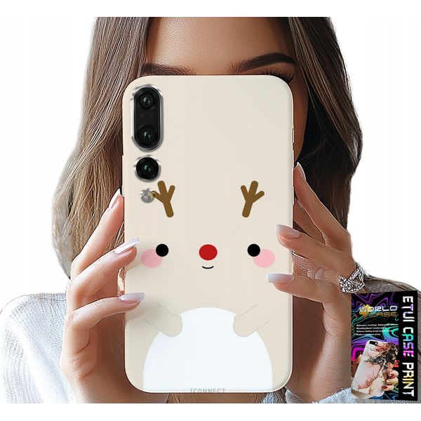 Custodia Per Huawei P20 Plus - Renna, Renna, Disegni Natalizi-image