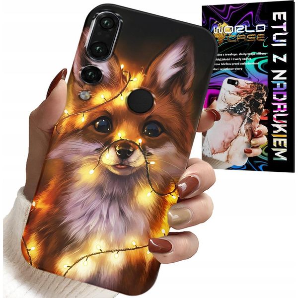Custodia Per Huawei P20 Pro - Simpatica Volpe Animali Della Foresta + Vetro-image