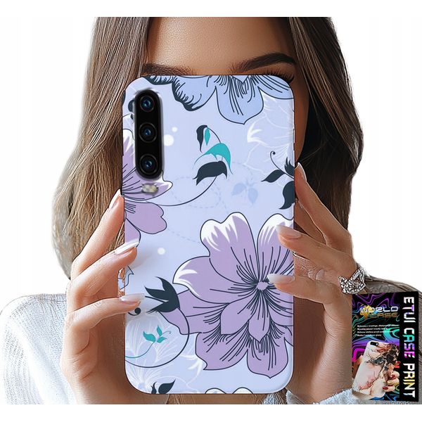 Custodia Per Huawei P30 - Design Posteriore Floreale Di Moda-image
