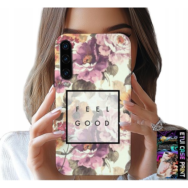 Custodia Per Huawei P30 - Motivo Floreale, Donne Alla Moda + Vetro-image