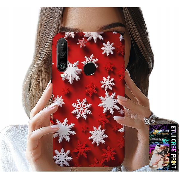 Custodia Per Huawei P30 Lite - Fiocchi Di Neve, Neve, Stelle, Vacanze-image