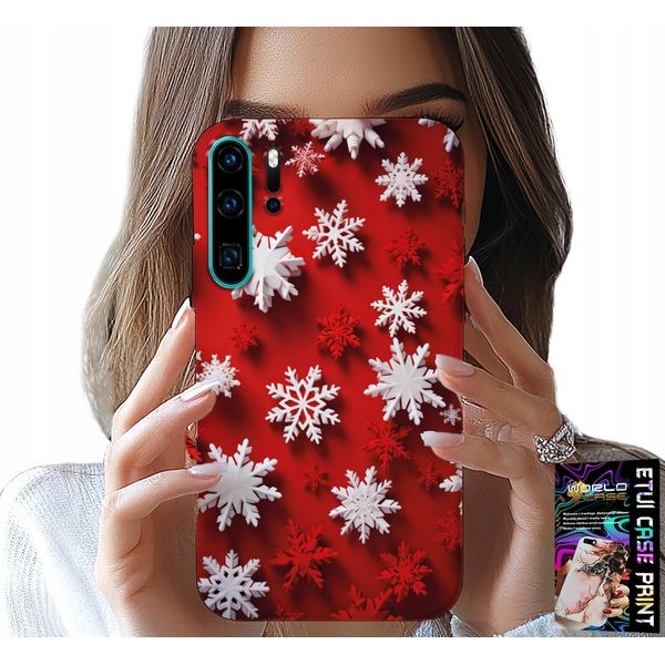 Custodia Per Huawei P30 Pro - Fiocchi Di Neve, Neve, Stelle, Vacanze-image