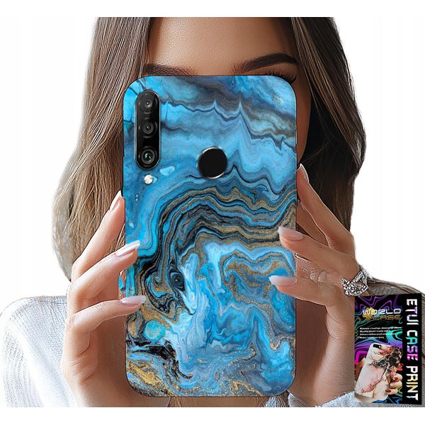 Custodia Per Huawei P30 Lite - Custodia Con Motivi Marmorizzati + Pellicola-image