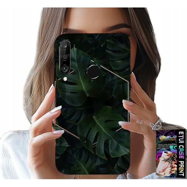 Custodia Per Huawei P30 Lite - Foglie Eleganti Design Alla Moda Della Custodia-image