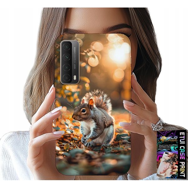 Custodia Per Huawei P Smart 2021 - Simpatico Scoiattolo, Custodia Con Design Personalizzato-image