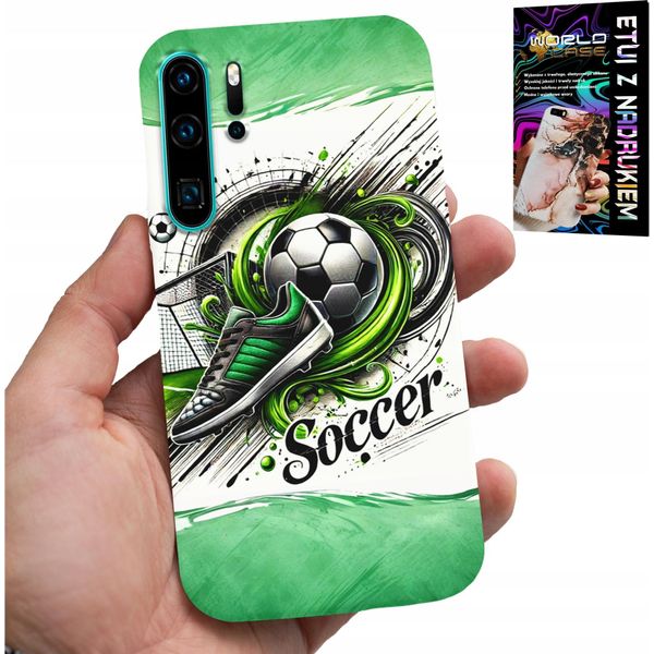 Custodia Per Huawei P30 Pro - Calcio, Custodia Per Pallone Da Calcio + Pellicola-image