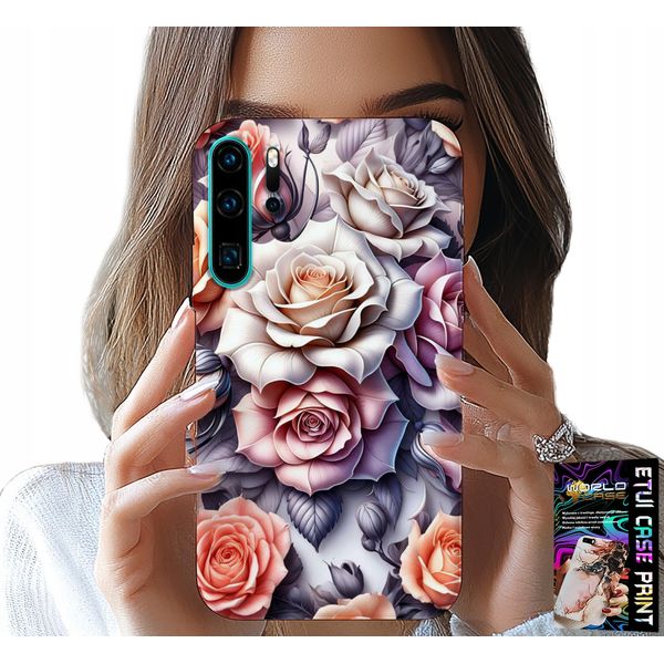 Custodia Per Huawei P30 Pro - Design Floreale Custodia Rose Flowers-image