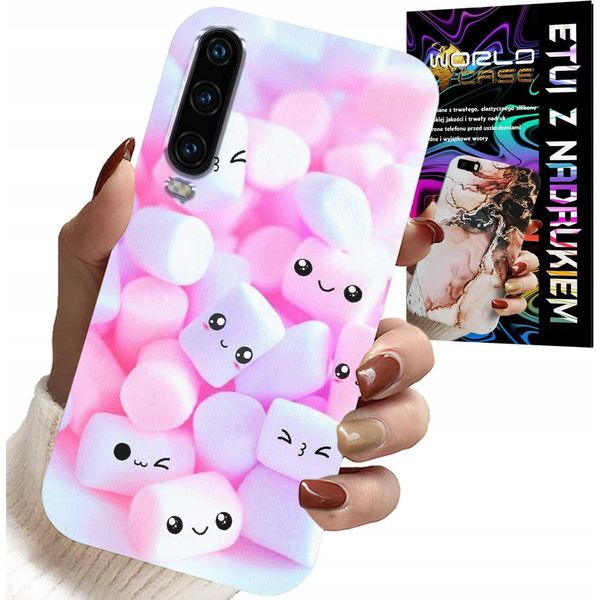 Custodia Per Huawei P30 - Modello Marshmallow Dolce, Custodia, Retro-image