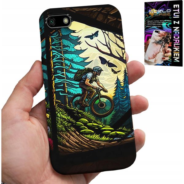Custodia Per Huawei Y5 2018 - Spedizioni Estreme In Bicicletta Nella Foresta-image