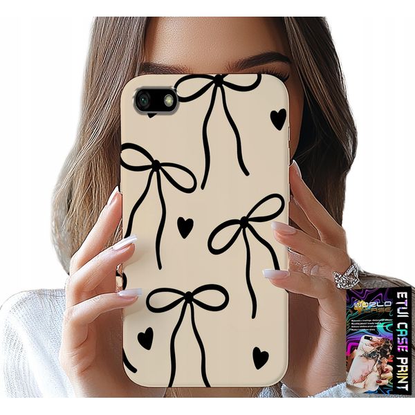 Custodia Per Huawei Y5 2018 - Fiocco Beige Disegni Di Moda-image