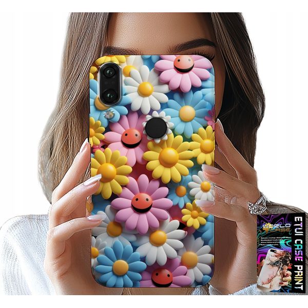 Custodia Per Huawei P Smart 2019 - Fiori Colorati, Margherite Custodia-image