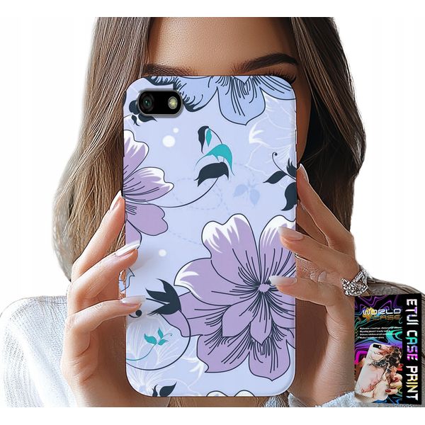 Custodia Per Huawei Y5 2018 - Disegni Posteriori Floreali Di Moda-image