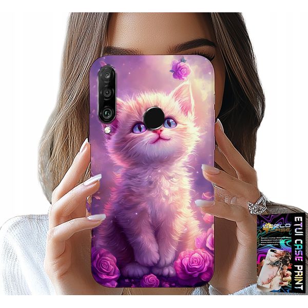 Custodia Per Huawei P30 Lite - Simpatico Gattino, Gatto, Disegni Con Animali-image
