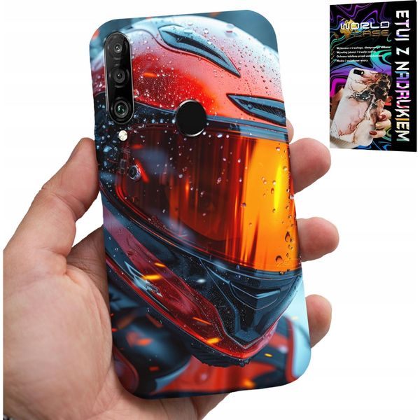 Custodia Per Huawei P30 Lite - Moto, Moto Fan Casco Biker-image