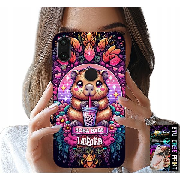 Custodia Per Huawei P Smart 2019 - Dolce Capibara Con Sceicco, Super Design-image